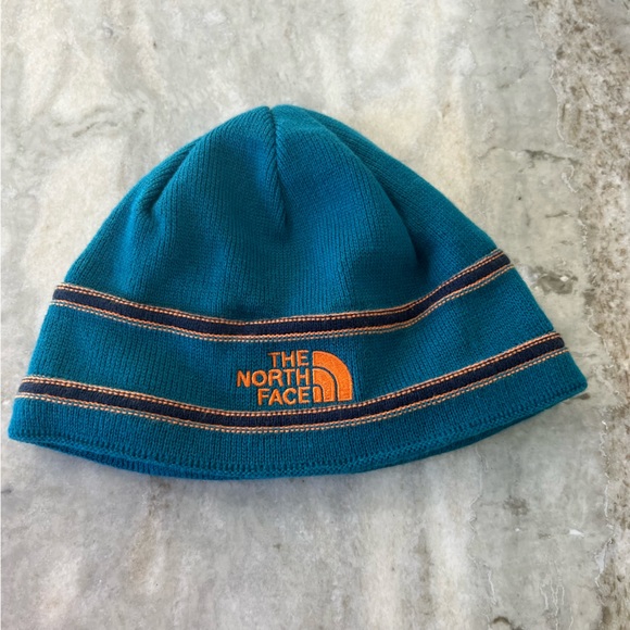 Blue Youth North Face Beanie - Picture 1 of 3